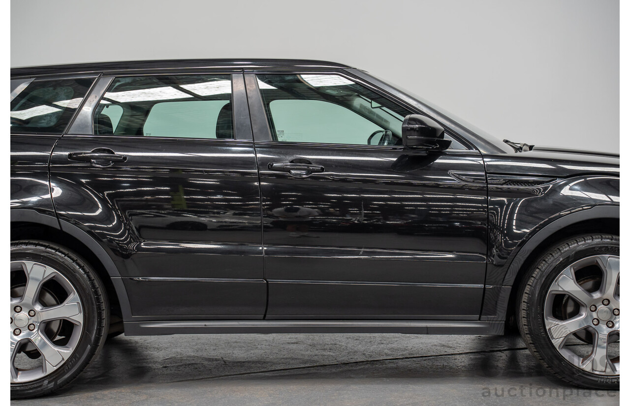 5/2014 Range Rover Evoque SD4 Dynamic LV (AWD) MY14 5d Wagon Santorini Black Turbo Diesel 2.2L