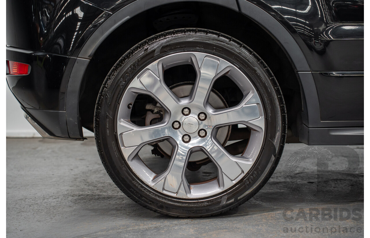 5/2014 Range Rover Evoque SD4 Dynamic LV (AWD) MY14 5d Wagon Santorini Black Turbo Diesel 2.2L
