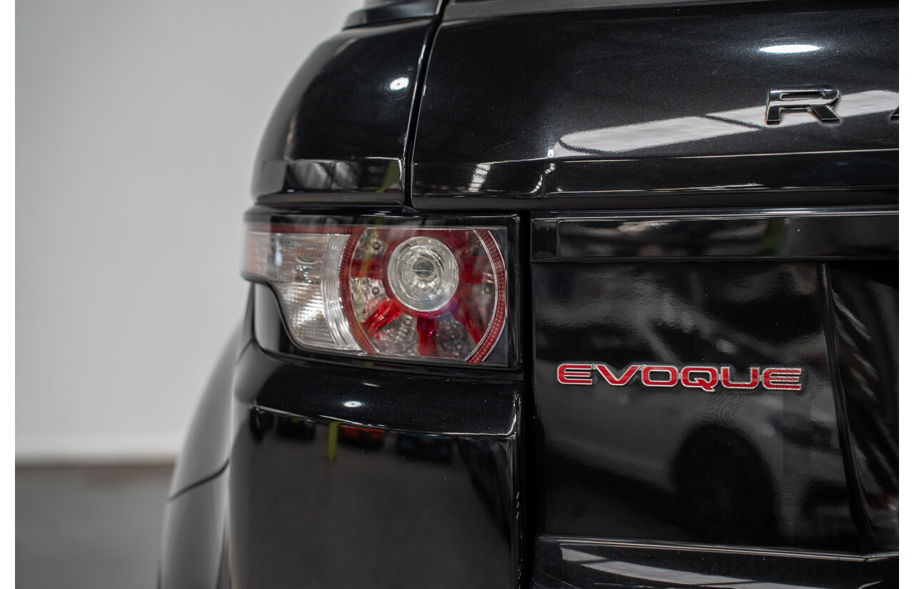 5/2014 Range Rover Evoque SD4 Dynamic LV (AWD) MY14 5d Wagon Santorini Black Turbo Diesel 2.2L