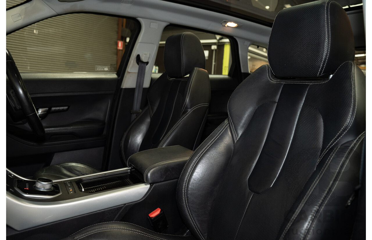 5/2014 Range Rover Evoque SD4 Dynamic LV (AWD) MY14 5d Wagon Santorini Black Turbo Diesel 2.2L