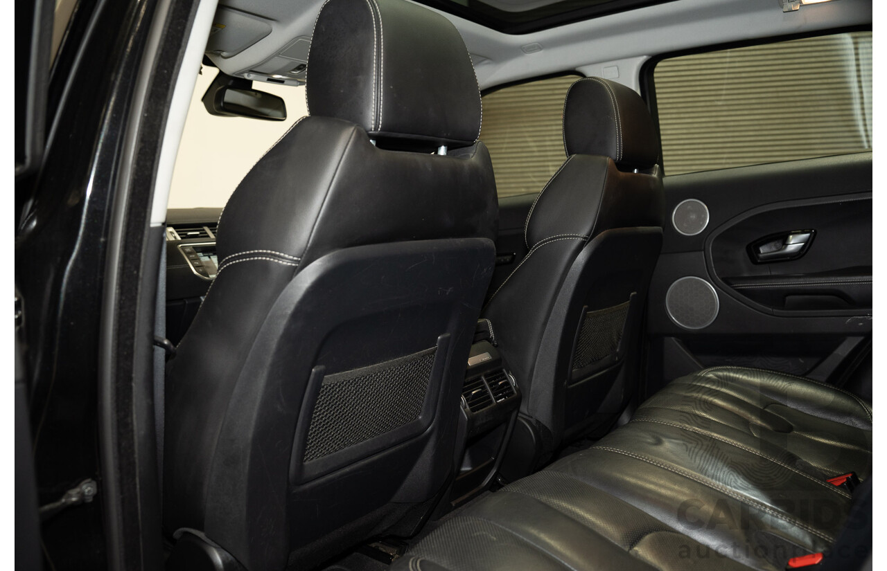 5/2014 Range Rover Evoque SD4 Dynamic LV (AWD) MY14 5d Wagon Santorini Black Turbo Diesel 2.2L