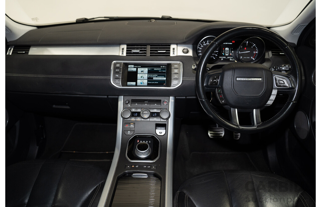 5/2014 Range Rover Evoque SD4 Dynamic LV (AWD) MY14 5d Wagon Santorini Black Turbo Diesel 2.2L