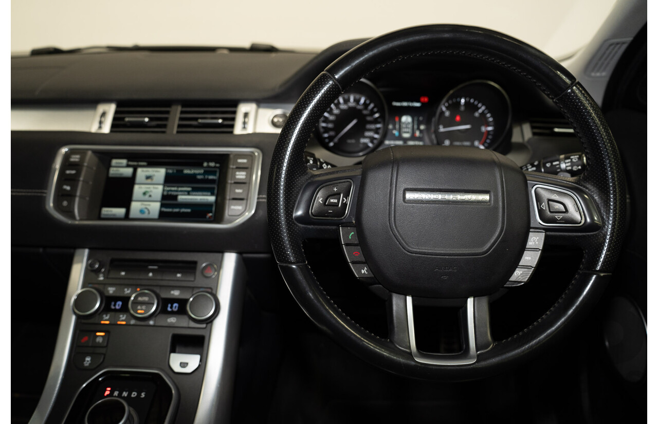 5/2014 Range Rover Evoque SD4 Dynamic LV (AWD) MY14 5d Wagon Santorini Black Turbo Diesel 2.2L