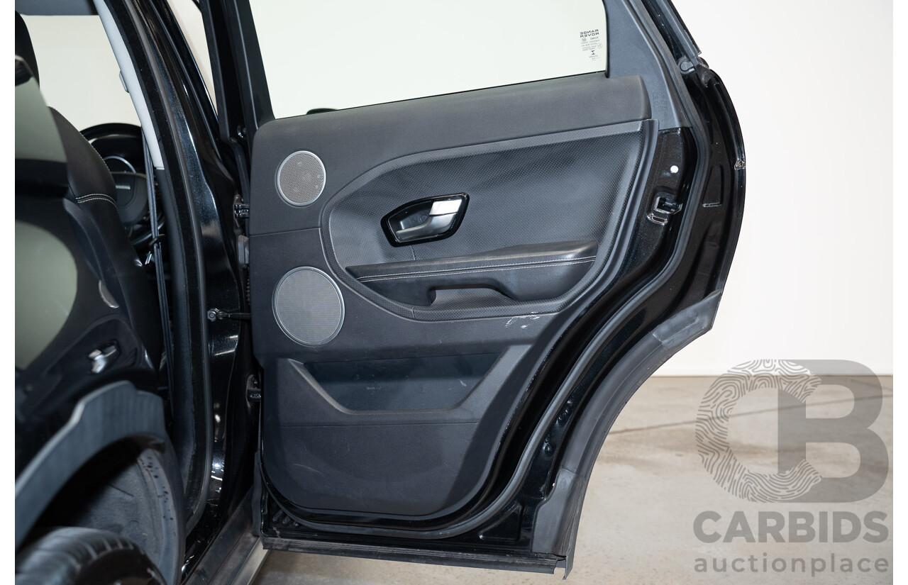 5/2014 Range Rover Evoque SD4 Dynamic LV (AWD) MY14 5d Wagon Santorini Black Turbo Diesel 2.2L