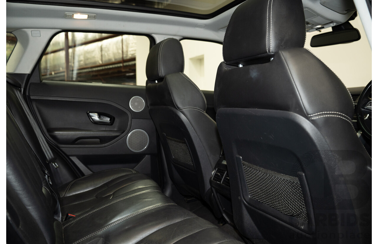 5/2014 Range Rover Evoque SD4 Dynamic LV (AWD) MY14 5d Wagon Santorini Black Turbo Diesel 2.2L