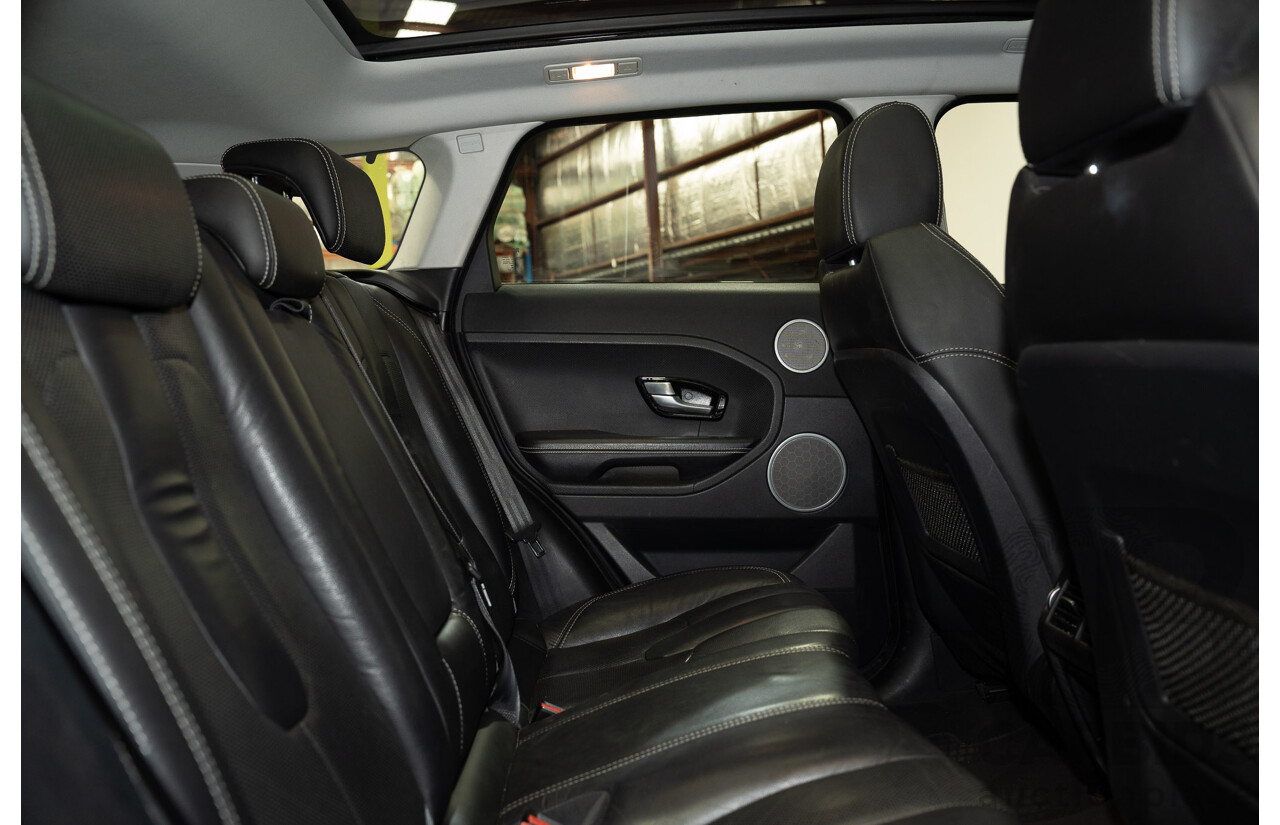 5/2014 Range Rover Evoque SD4 Dynamic LV (AWD) MY14 5d Wagon Santorini Black Turbo Diesel 2.2L
