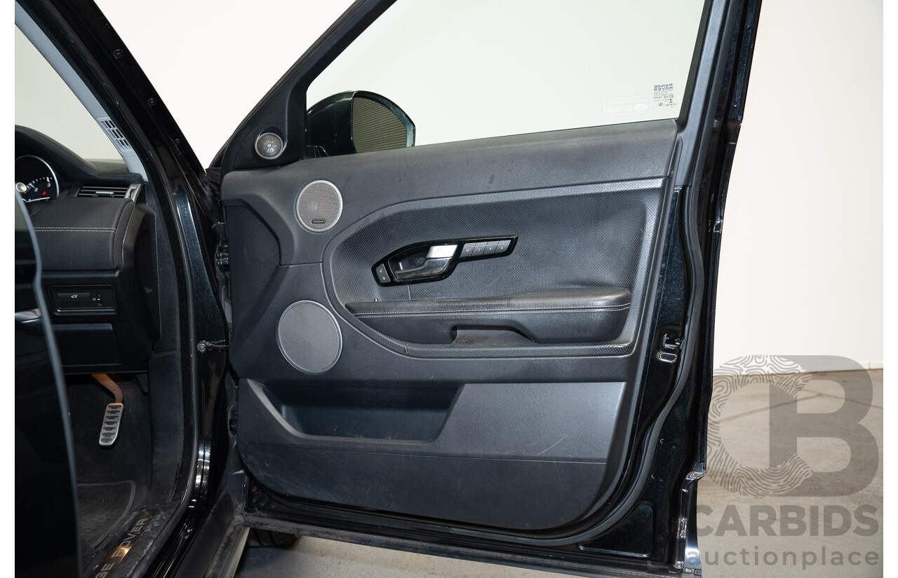 5/2014 Range Rover Evoque SD4 Dynamic LV (AWD) MY14 5d Wagon Santorini Black Turbo Diesel 2.2L