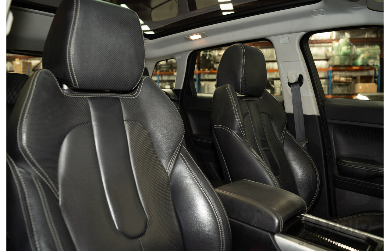 5/2014 Range Rover Evoque SD4 Dynamic LV (AWD) MY14 5d Wagon Santorini Black Turbo Diesel 2.2L