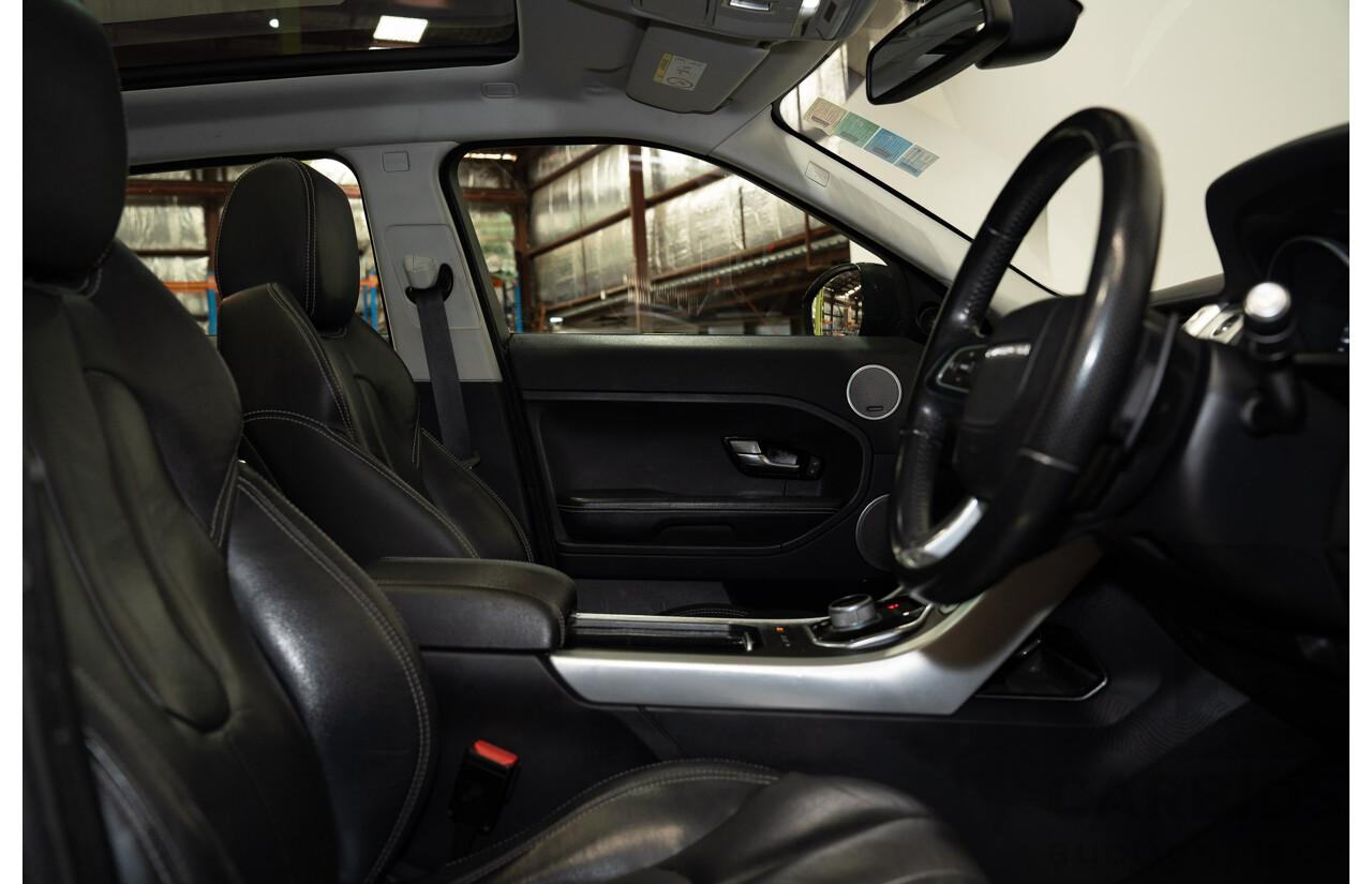 5/2014 Range Rover Evoque SD4 Dynamic LV (AWD) MY14 5d Wagon Santorini Black Turbo Diesel 2.2L