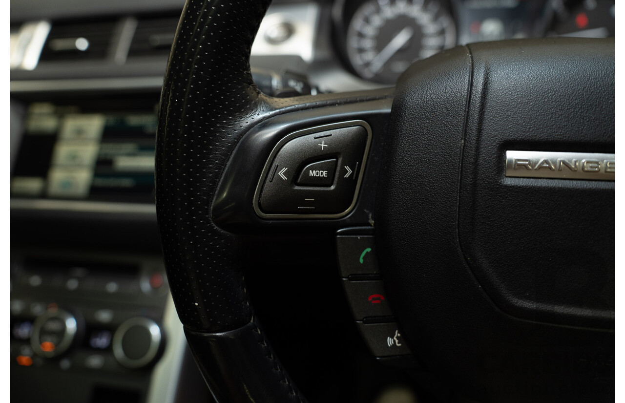 5/2014 Range Rover Evoque SD4 Dynamic LV (AWD) MY14 5d Wagon Santorini Black Turbo Diesel 2.2L