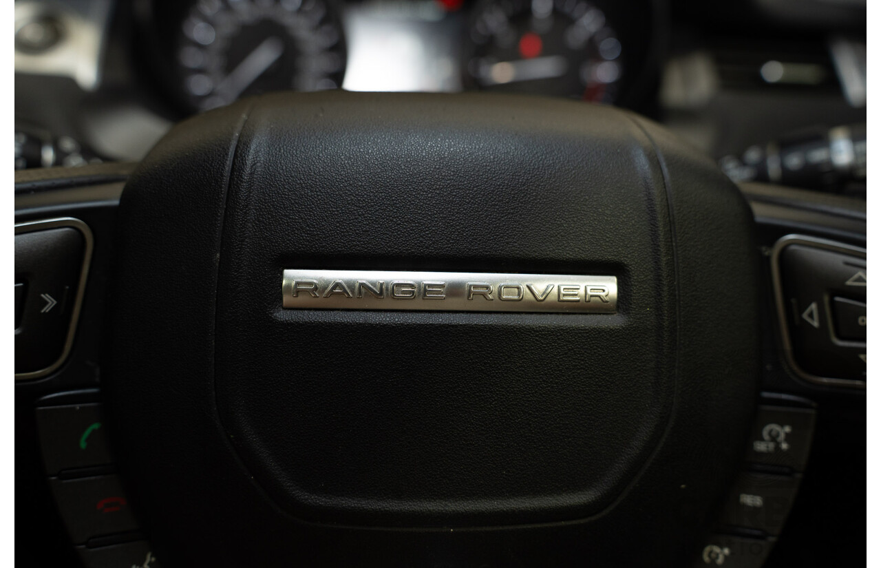 5/2014 Range Rover Evoque SD4 Dynamic LV (AWD) MY14 5d Wagon Santorini Black Turbo Diesel 2.2L