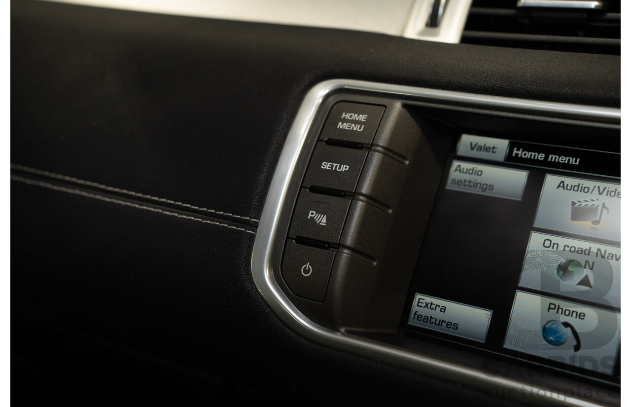 5/2014 Range Rover Evoque SD4 Dynamic LV (AWD) MY14 5d Wagon Santorini Black Turbo Diesel 2.2L