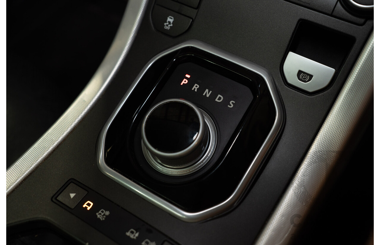 5/2014 Range Rover Evoque SD4 Dynamic LV (AWD) MY14 5d Wagon Santorini Black Turbo Diesel 2.2L