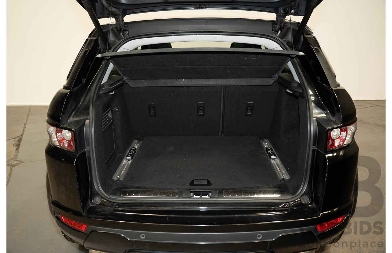 5/2014 Range Rover Evoque SD4 Dynamic LV (AWD) MY14 5d Wagon Santorini Black Turbo Diesel 2.2L