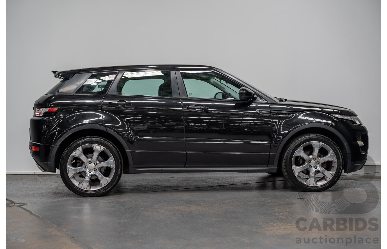 5/2014 Range Rover Evoque SD4 Dynamic LV (AWD) MY14 5d Wagon Santorini Black Turbo Diesel 2.2L