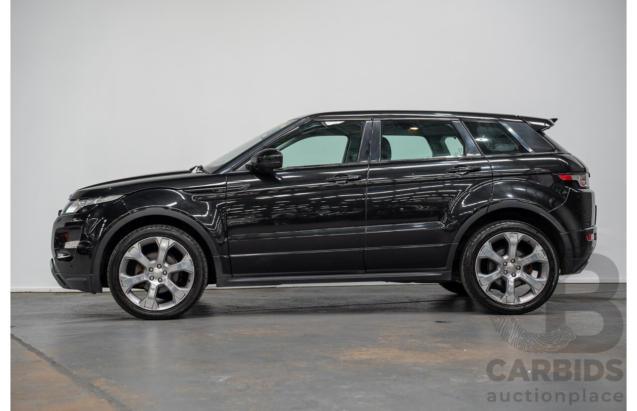 5/2014 Range Rover Evoque SD4 Dynamic LV (AWD) MY14 5d Wagon Santorini Black Turbo Diesel 2.2L