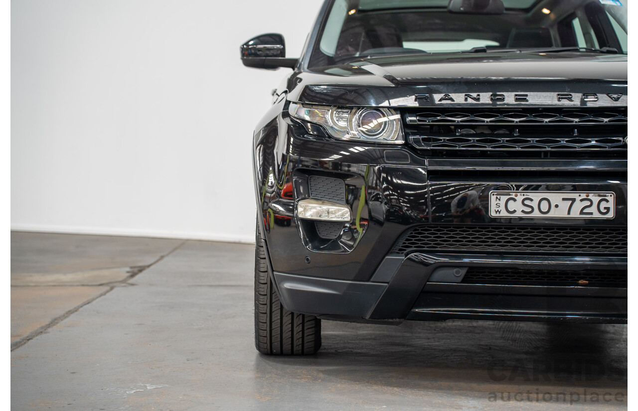 5/2014 Range Rover Evoque SD4 Dynamic LV (AWD) MY14 5d Wagon Santorini Black Turbo Diesel 2.2L
