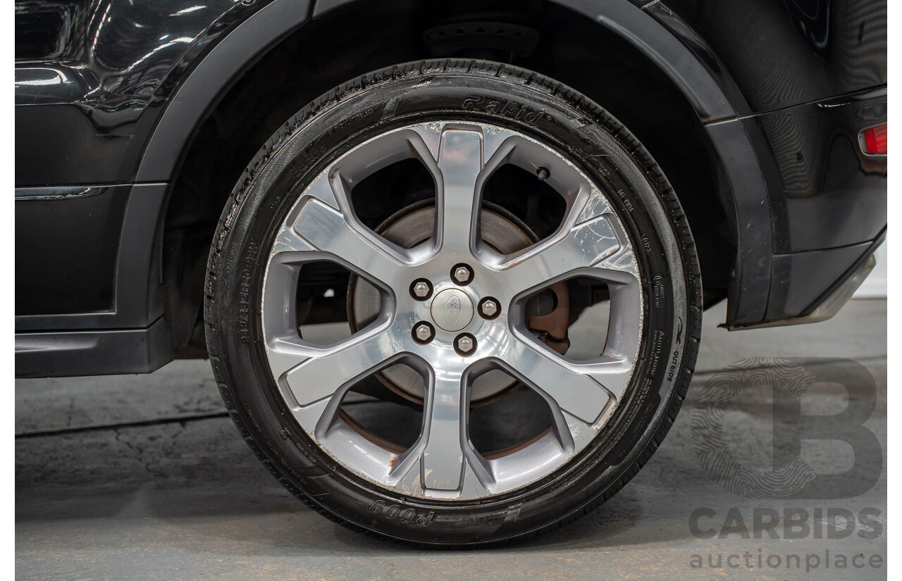 5/2014 Range Rover Evoque SD4 Dynamic LV (AWD) MY14 5d Wagon Santorini Black Turbo Diesel 2.2L
