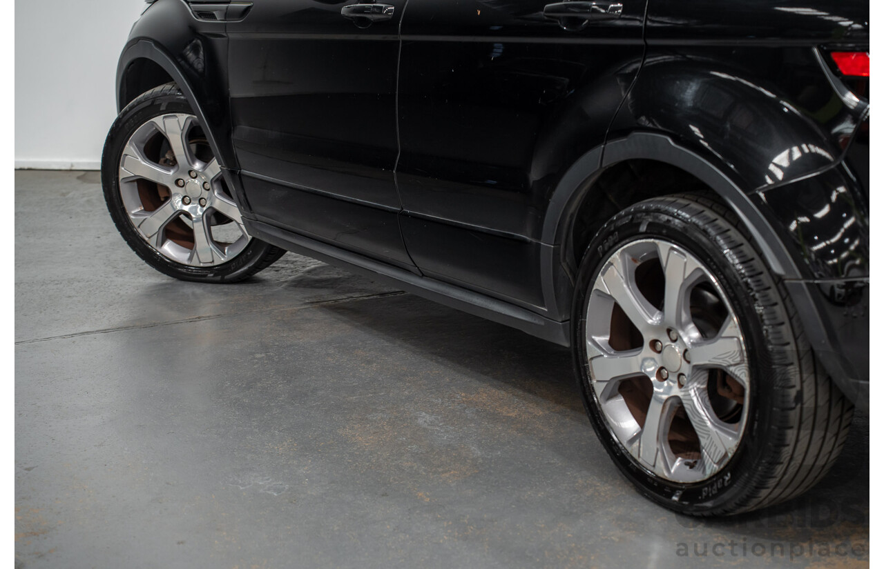 5/2014 Range Rover Evoque SD4 Dynamic LV (AWD) MY14 5d Wagon Santorini Black Turbo Diesel 2.2L