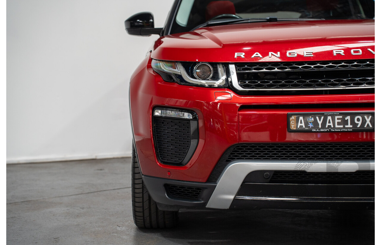 12/2017 Land Rover Range Rover Evoque TD4 SE 110 Dynamic (AWD) MY18 4d Wagon Firenze Red Turbo Diesel 2.0L