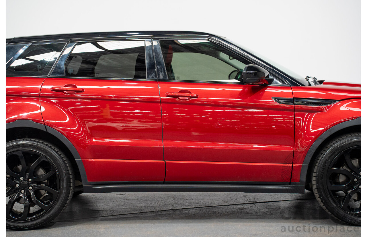 12/2017 Land Rover Range Rover Evoque TD4 SE 110 Dynamic (AWD) MY18 4d Wagon Firenze Red Turbo Diesel 2.0L