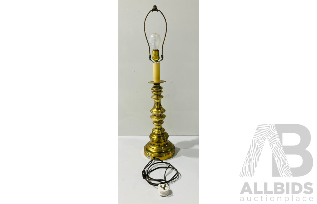 Vintage Alsy Brass Table Lamp