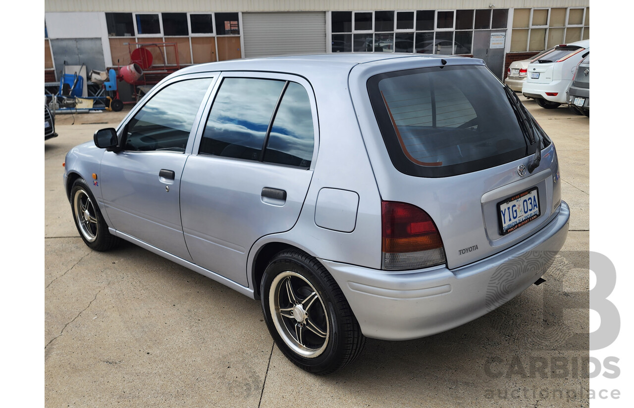 8/1998 Toyota Starlet LIFE EP91R 5d Hatchback Silver 1.3L