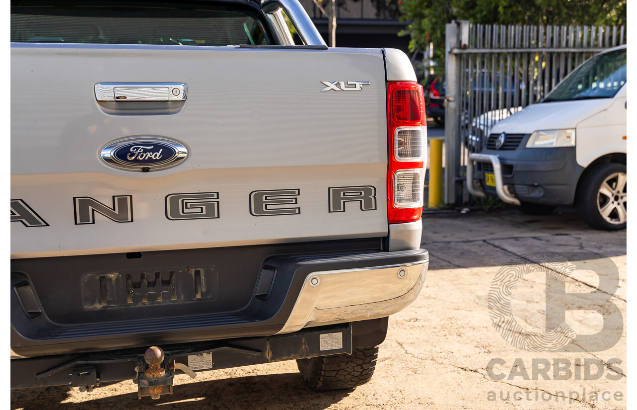 04/2019 Ford Ranger XLT 3.2 (4x4) PX MKIII MY19 Double Cab P/Up Magnetic Silver Turbo Diesel 3.2L