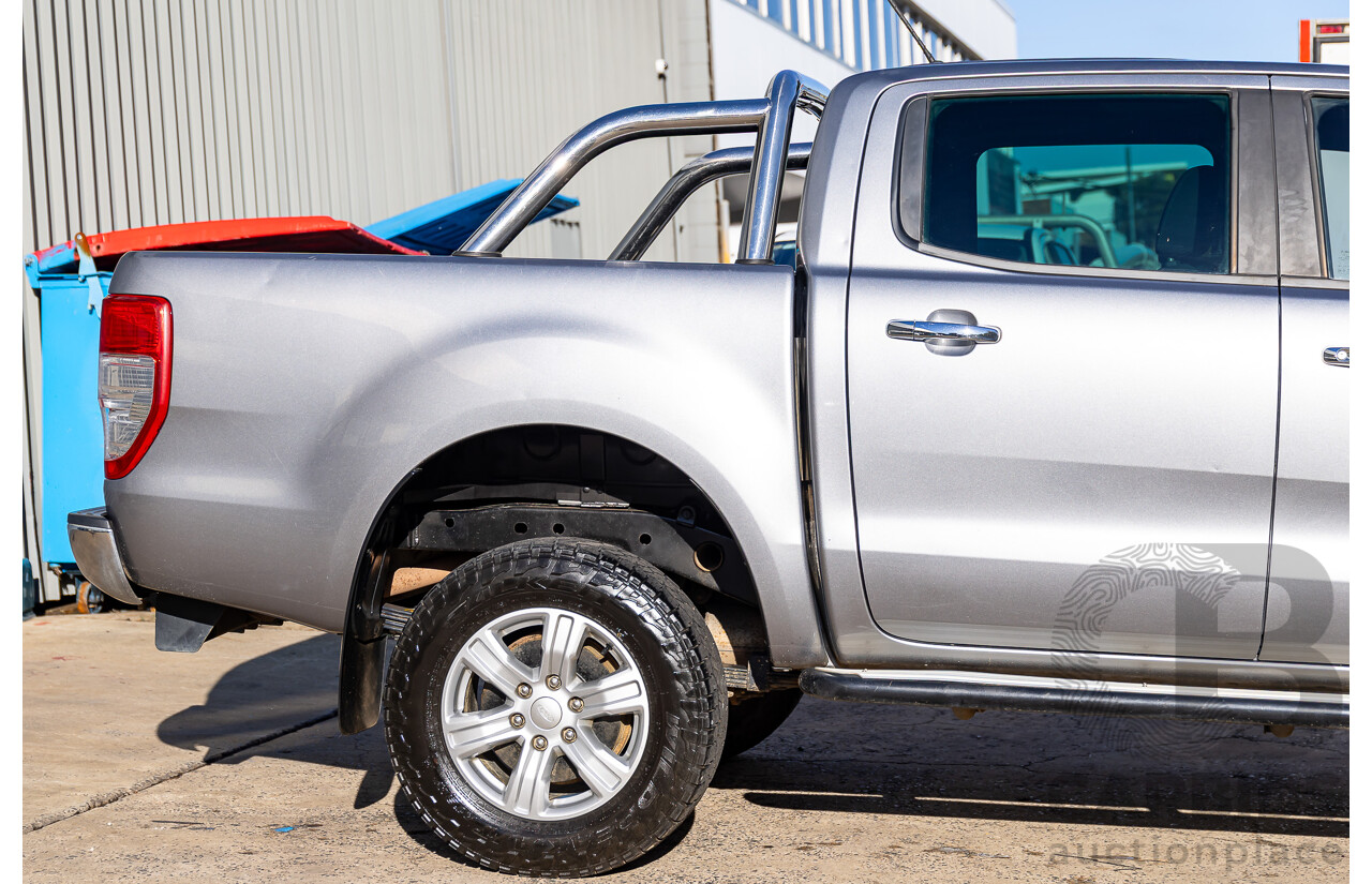 04/2019 Ford Ranger XLT 3.2 (4x4) PX MKIII MY19 Double Cab P/Up Magnetic Silver Turbo Diesel 3.2L