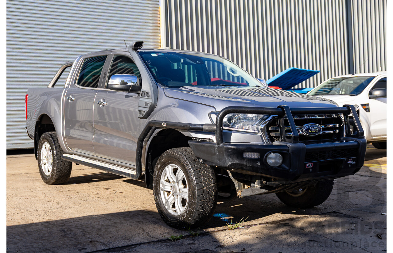 04/2019 Ford Ranger XLT 3.2 (4x4) PX MKIII MY19 Double Cab P/Up Magnetic Silver Turbo Diesel 3.2L