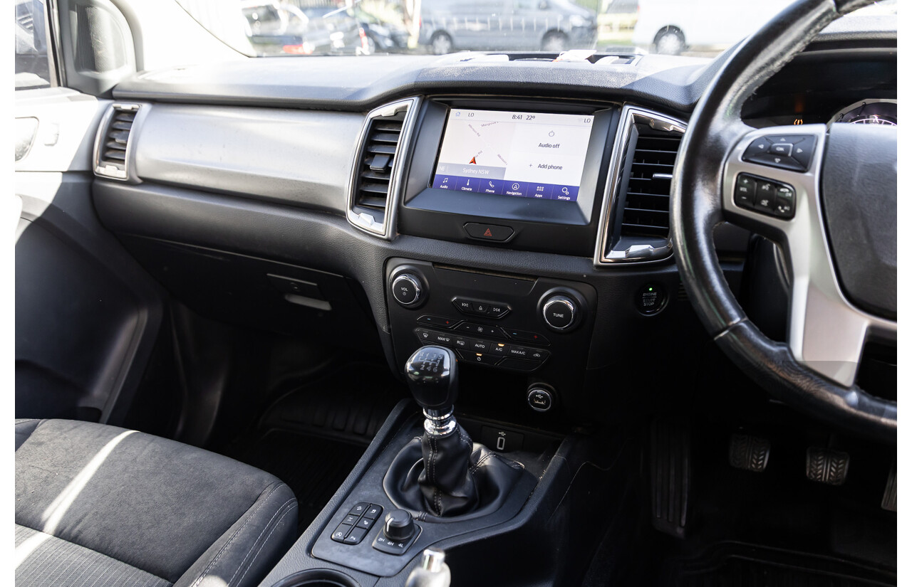 04/2019 Ford Ranger XLT 3.2 (4x4) PX MKIII MY19 Double Cab P/Up Magnetic Silver Turbo Diesel 3.2L