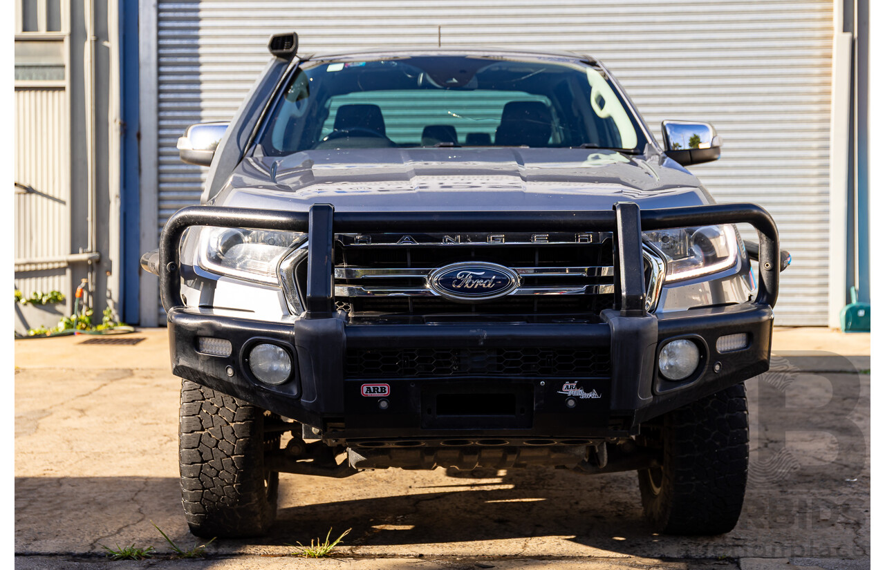 04/2019 Ford Ranger XLT 3.2 (4x4) PX MKIII MY19 Double Cab P/Up Magnetic Silver Turbo Diesel 3.2L