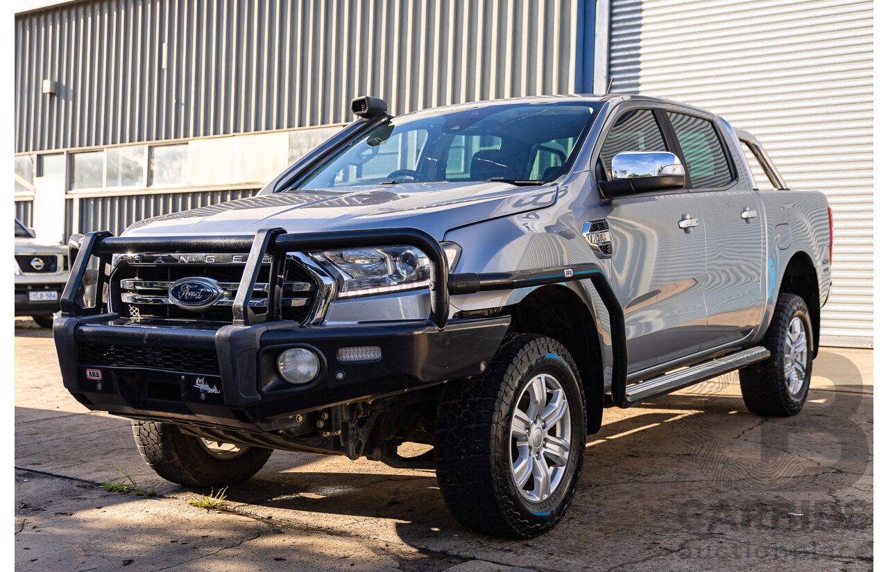 04/2019 Ford Ranger XLT 3.2 (4x4) PX MKIII MY19 Double Cab P/Up Magnetic Silver Turbo Diesel 3.2L