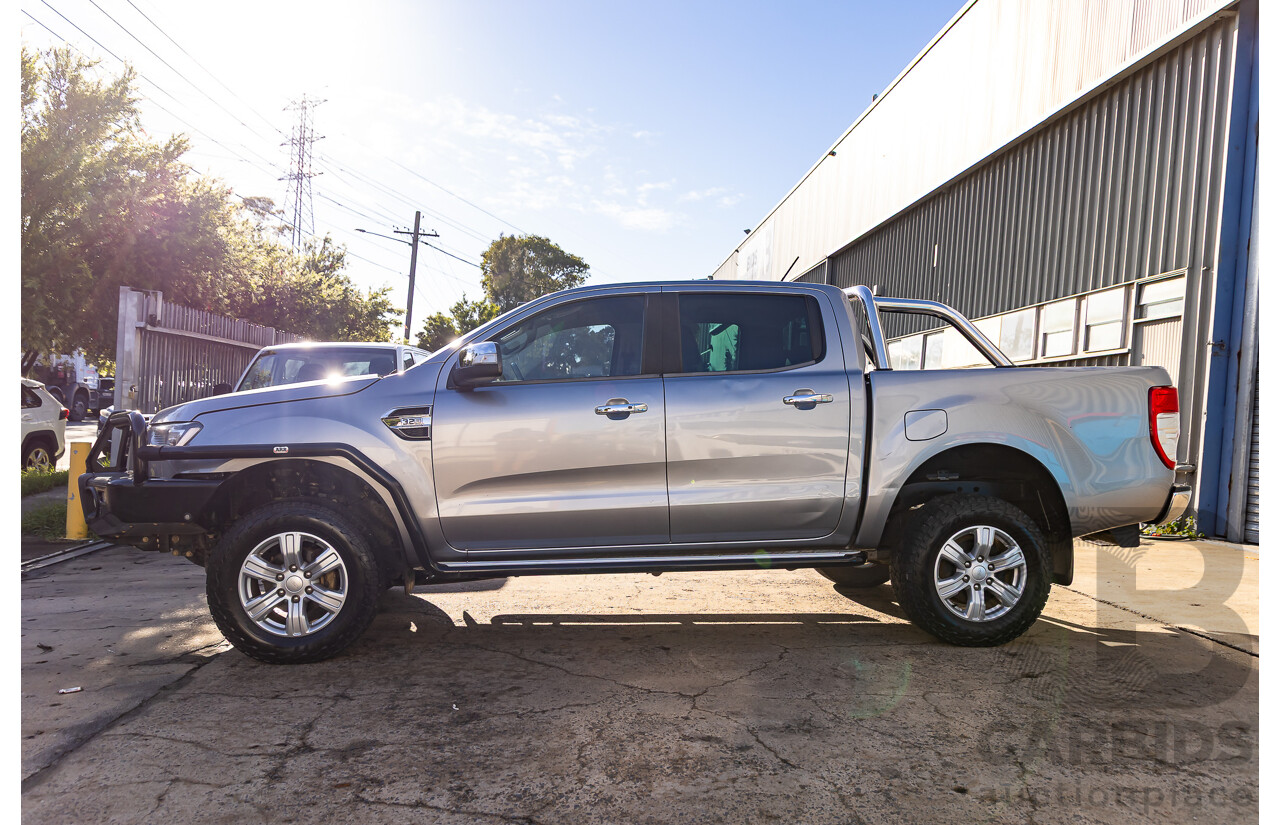 04/2019 Ford Ranger XLT 3.2 (4x4) PX MKIII MY19 Double Cab P/Up Magnetic Silver Turbo Diesel 3.2L