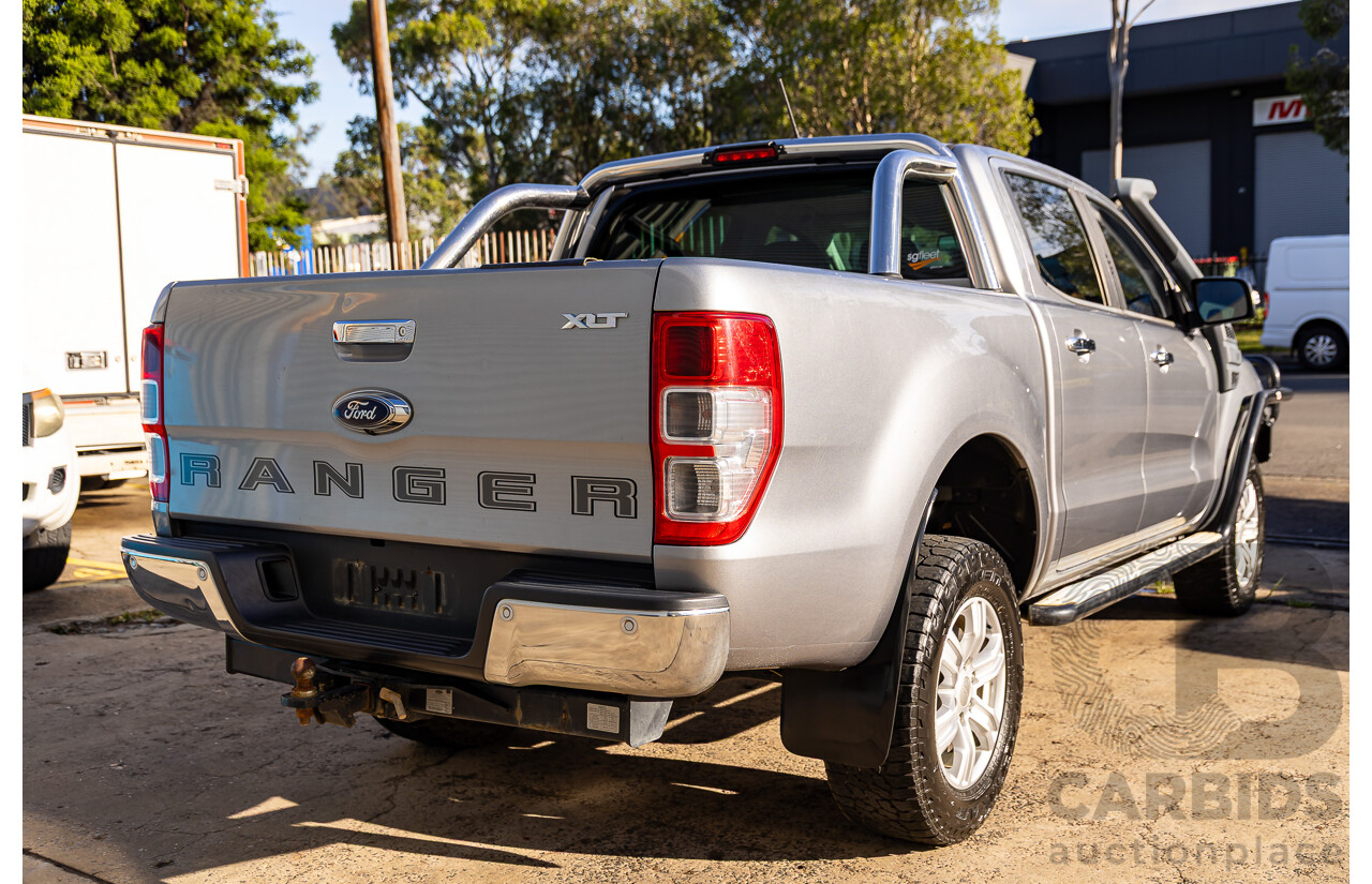 04/2019 Ford Ranger XLT 3.2 (4x4) PX MKIII MY19 Double Cab P/Up Magnetic Silver Turbo Diesel 3.2L