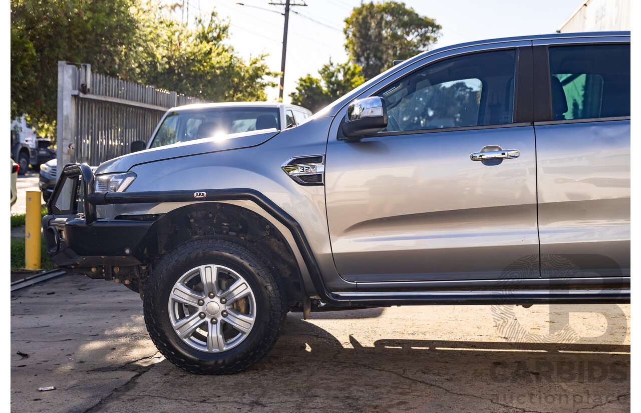 04/2019 Ford Ranger XLT 3.2 (4x4) PX MKIII MY19 Double Cab P/Up Magnetic Silver Turbo Diesel 3.2L