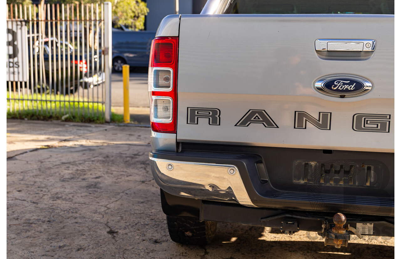 04/2019 Ford Ranger XLT 3.2 (4x4) PX MKIII MY19 Double Cab P/Up Magnetic Silver Turbo Diesel 3.2L