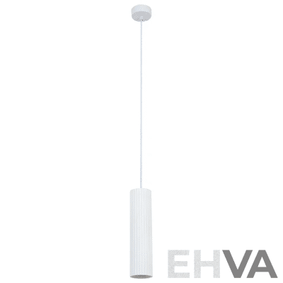 MFL by Masson Gypsum 1 Light Small Cylinder Pendant in Ribbed White - Lot of 3 - ORP $687