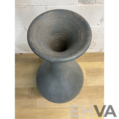 Painted Terracotta Vase 90cm Tall