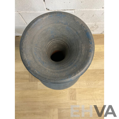 Painted Terracotta Vase 90cm Tall
