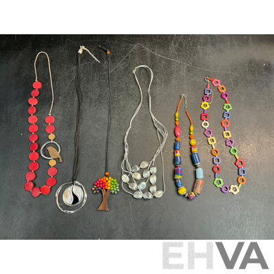 Assorted Costume Necklaces  - Lot of 6