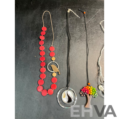 Assorted Costume Necklaces  - Lot of 6