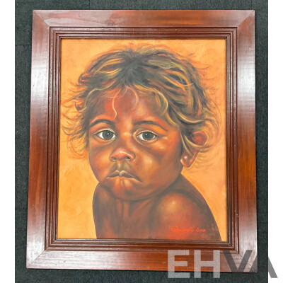 Sue Raccanello,  'Shynee', (2008), Mix Media on Board, 77 X 67 Cm (frame)