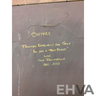 Sue Raccanello,  'Shynee', (2008), Mix Media on Board, 77 X 67 Cm (frame)