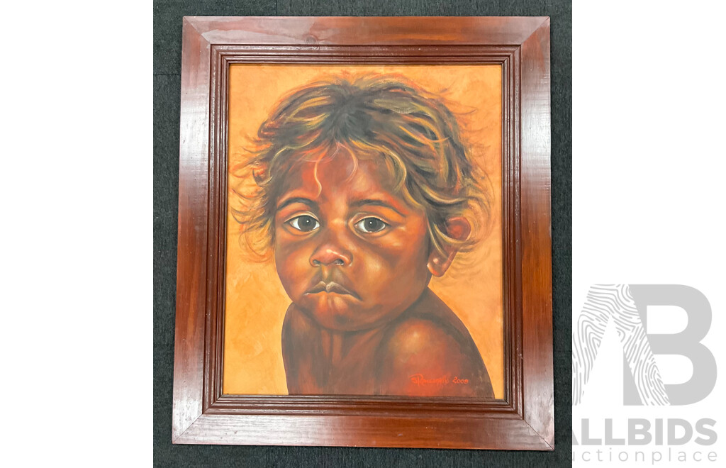 Sue Raccanello,  'Shynee', (2008), Mix Media on Board, 77 X 67 Cm (frame)