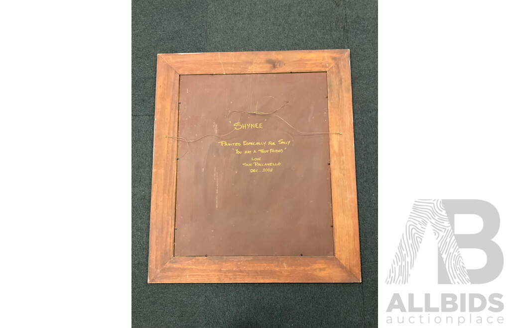 Sue Raccanello,  'Shynee', (2008), Mix Media on Board, 77 X 67 Cm (frame)