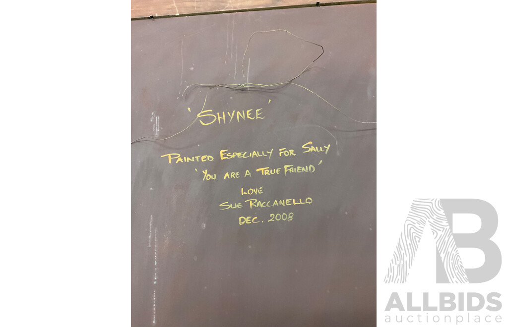 Sue Raccanello,  'Shynee', (2008), Mix Media on Board, 77 X 67 Cm (frame)