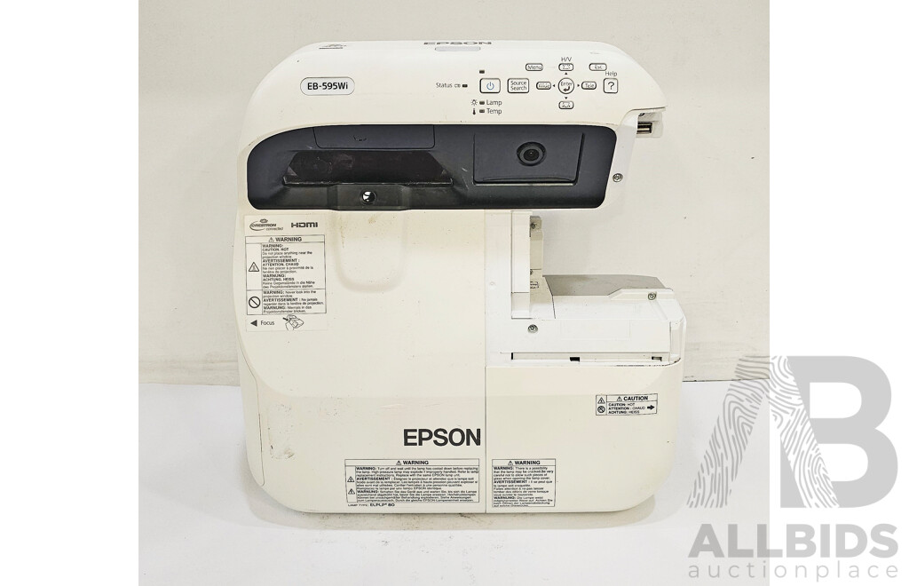 Epson (EB-595Wi) WXGA 3LCD Projector