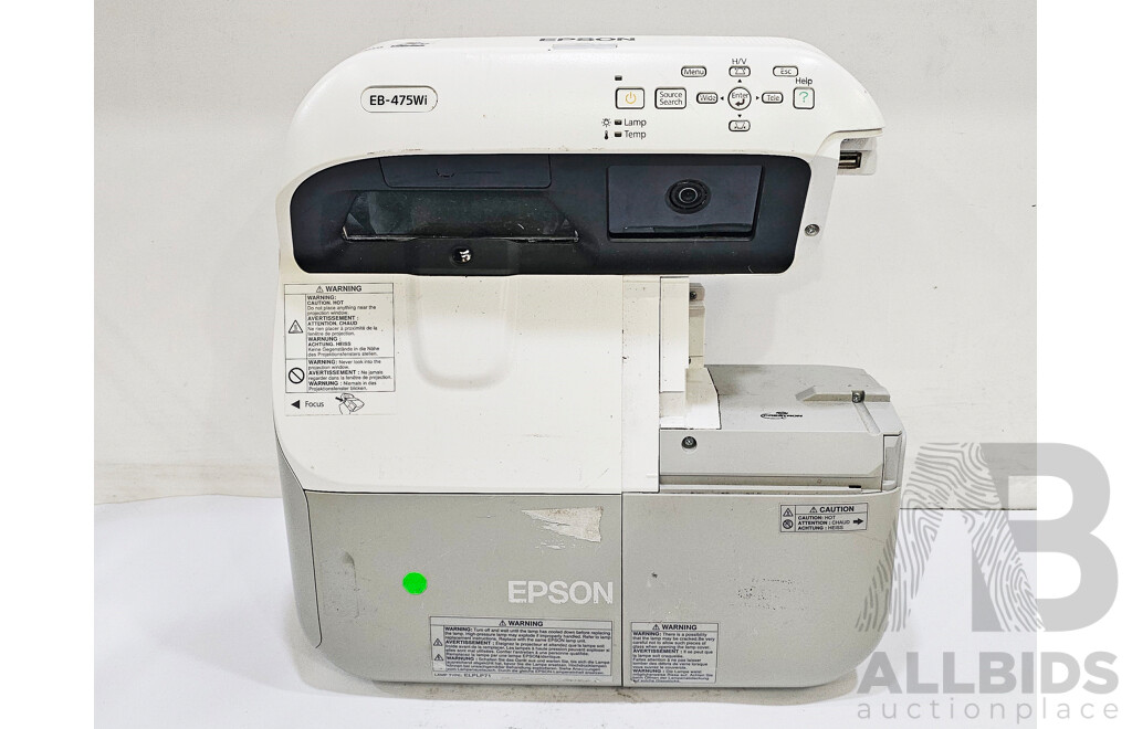 Epson (EB-475Wi) WXGA Ultra Short Throw Projector