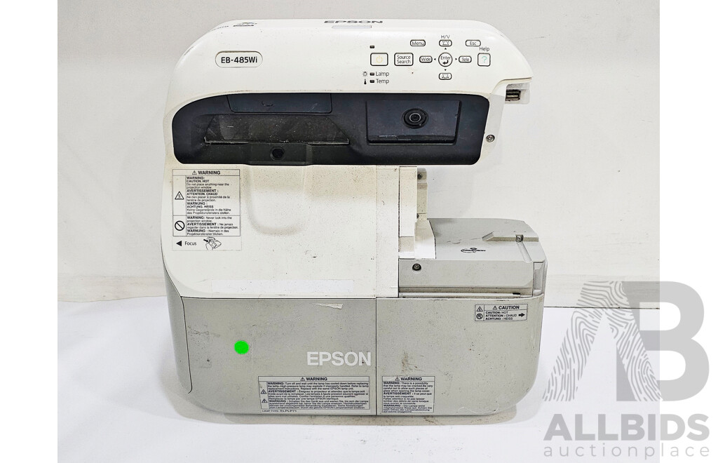 Epson (EB-485Wi) WXGA 3LCD Projector